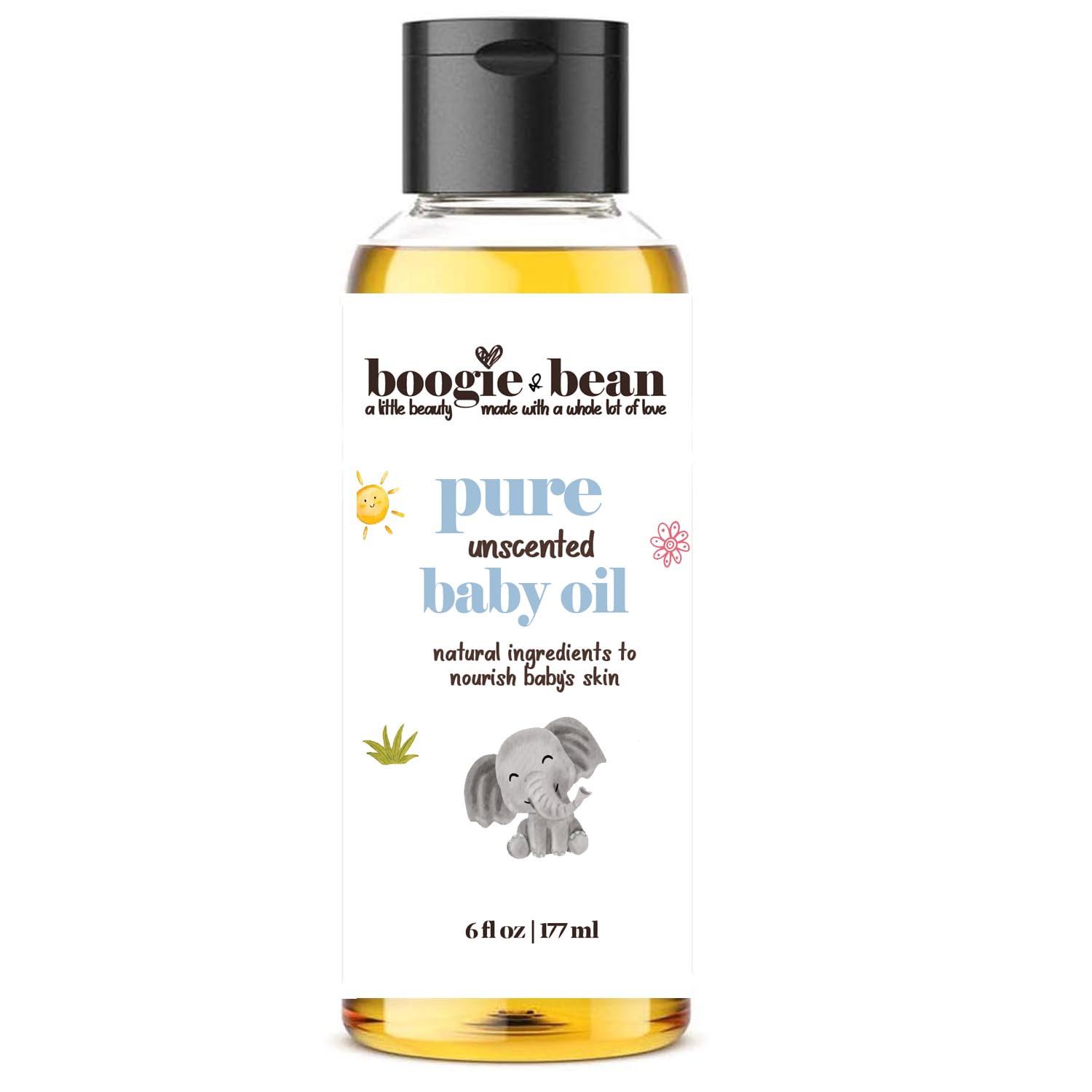 Unscented Baby Oil, All Natural and Fragrance Free Baby Oil, Body Oil For Kids, Coconut Oil For Baby and Unscented Body Oil For Kids, Natural Baby Products