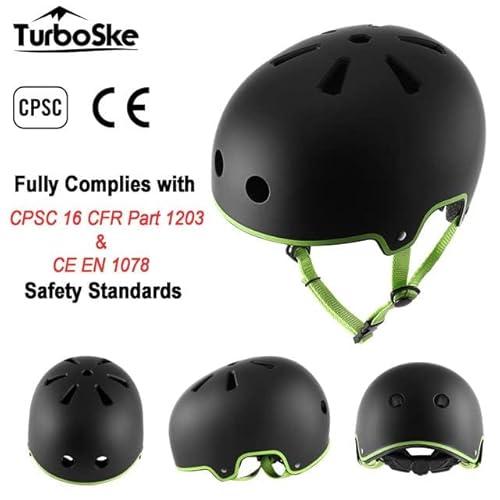 image for TurboSke Skateboard Helmet, BMX Helmet, Multi-Sport Helmet, Bike Helme