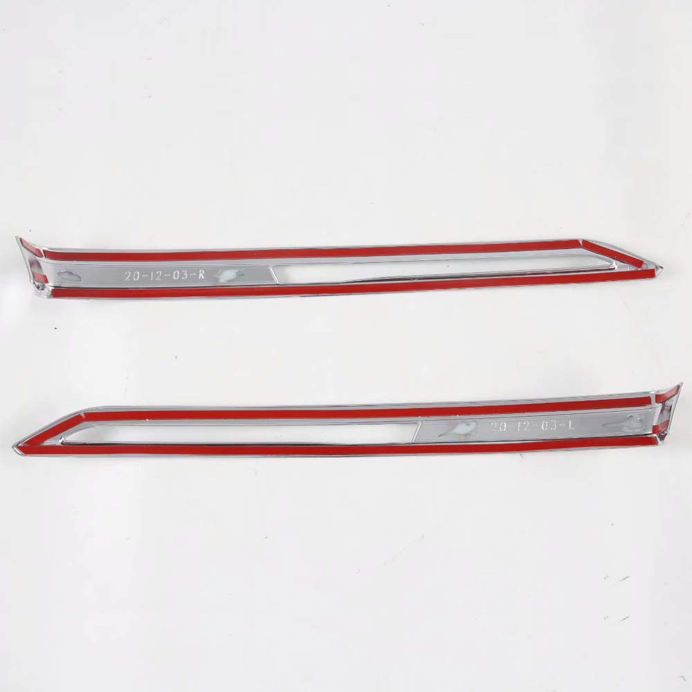 Cornici Cromate Per Retronebbia Mazda CX-30 2019-2020 - 2 Pezzi In Plastica ABS, Facile Installazione