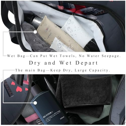 For Deadpool Sports Bag with Shoe Compartment, Dance Bag, Weekender Bag, and Interior Zipper Pocket, 17.7 Inches, Large Capacity4