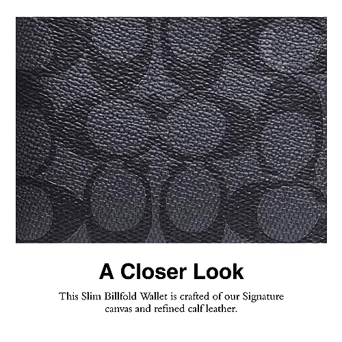 Coach Slim Billfold in Signature4