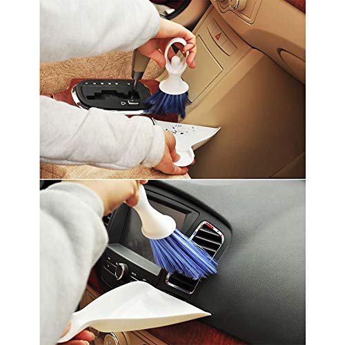 2 in 1 Cleaning Brush Car Cleaning Dustpan Panel Dashborad Useful Laptop Keyboard Brush Air Outlet Vent Scoop image 4