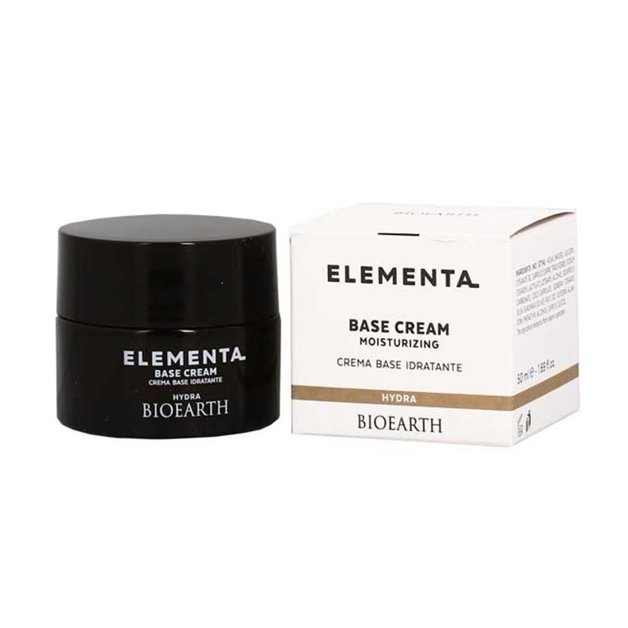 BIOEARTH Elementa Crema Hidratante 50Ml per la beauty routine quotidiana, per idratazione e comfort, 50ml
