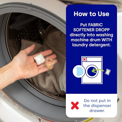 Dropps Laundry Fabric Softener Pods, Crisp Breeze (64 Pods) - Laundry Additive for Softening & Protection - HE Compatible Mineral Based Ingredients Laundry Supplies - Image 5