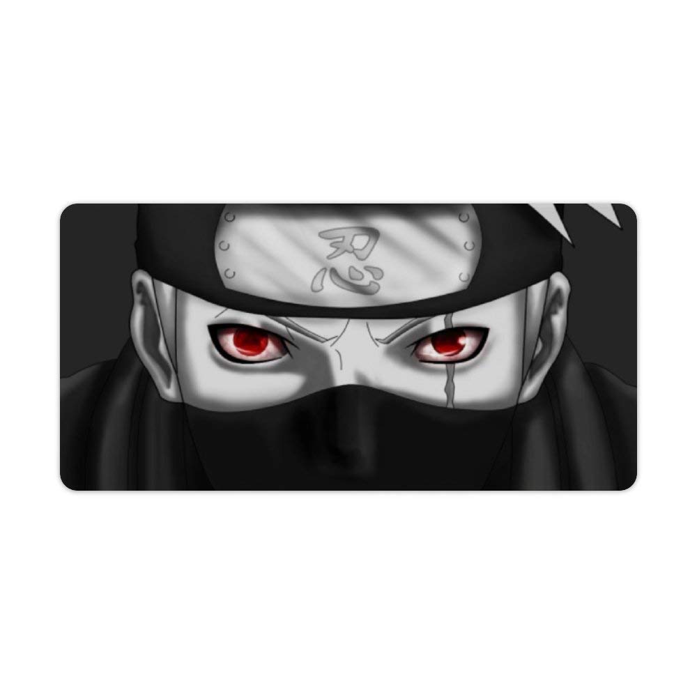 Naruto Mouse pad,Naruto Kakashi Mangekyou Sharingan (24),Large Gaming Mouse Mat,Desk Mat,Waterproof Anti-Dirty No-Slip Lockrand Mousepad,Perfect for Home Working,40x80cm 15.8x31.5 inch