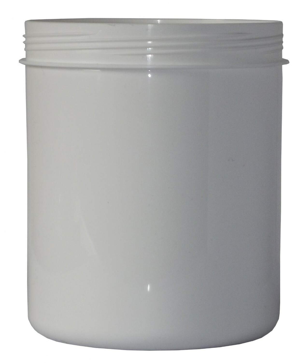 40 Salbendose Kunststoffdosen 500 g 625 ml Deckel weiß Salbendöschen Dose Kunststoffdose Schraubdeckeldosen Schraubdeckel Fa.ars