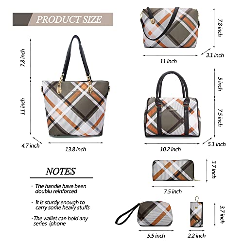 Image of 2E-youth Designer Purses and Handbags for Women Satchel Shoulder Bag Tote Top Handle Bag