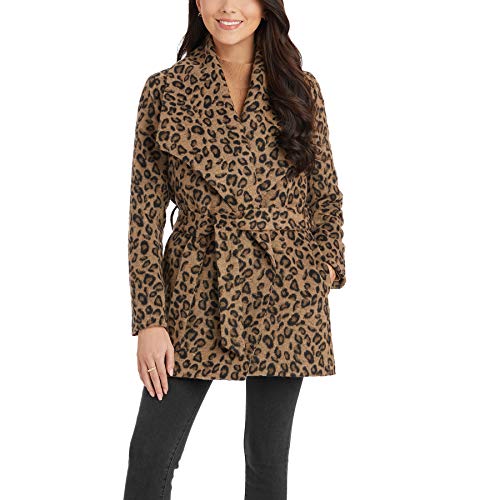 Mud Pie Women's Albany Leopard Coat