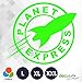 Decus Futurama Planet Express XXL 0153 (néon Vert) // Autocollant JDM Style Transfert de Vinyle