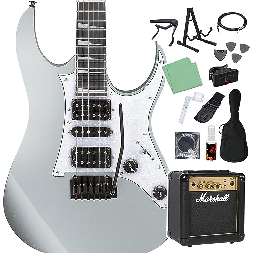 ibanez ギターRGV250 シルバー Amazon | Ibanez RGV250 SV シルバー エレキギター初心者14点