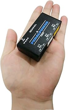 GOKKO AUDIO Power Supply Effector Pedal for Electric Guitar Guitar Effector Power Supply Low Noise 6 Independent 9V DC Output Power Supply Mini