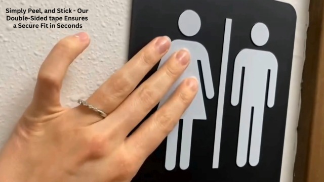 ADA Compliant Unisex Restroom Sign - Brushed Acrylic With Braille No Smoking