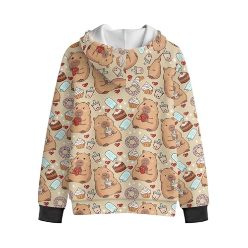 Zip Up Hoodie Girls Boys 6-16Y Soft Hooded Sweatshirt Kids Fall Jackets with Pocket School Clothes2