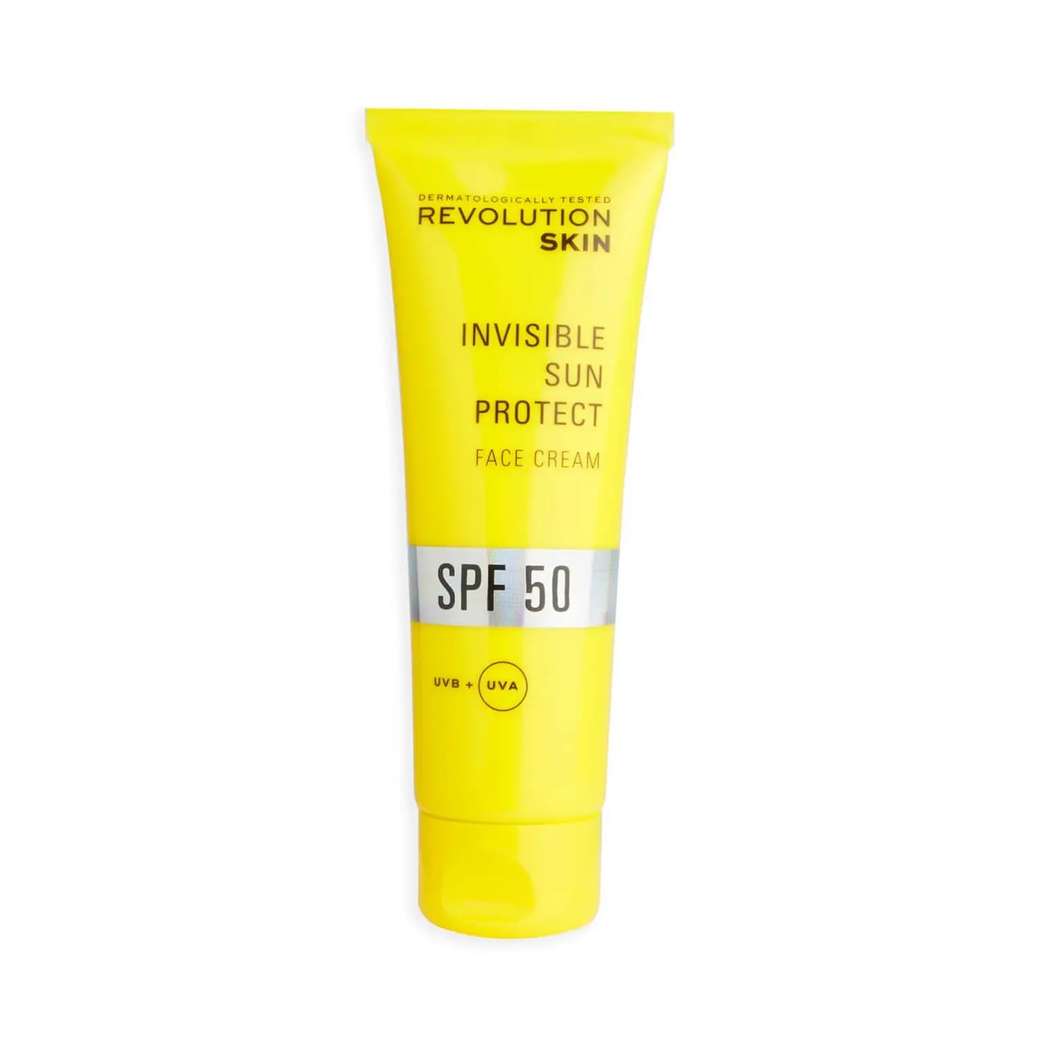 Revolution Skincare SPF 50 Invisible Protect Sunscreen, Yellow