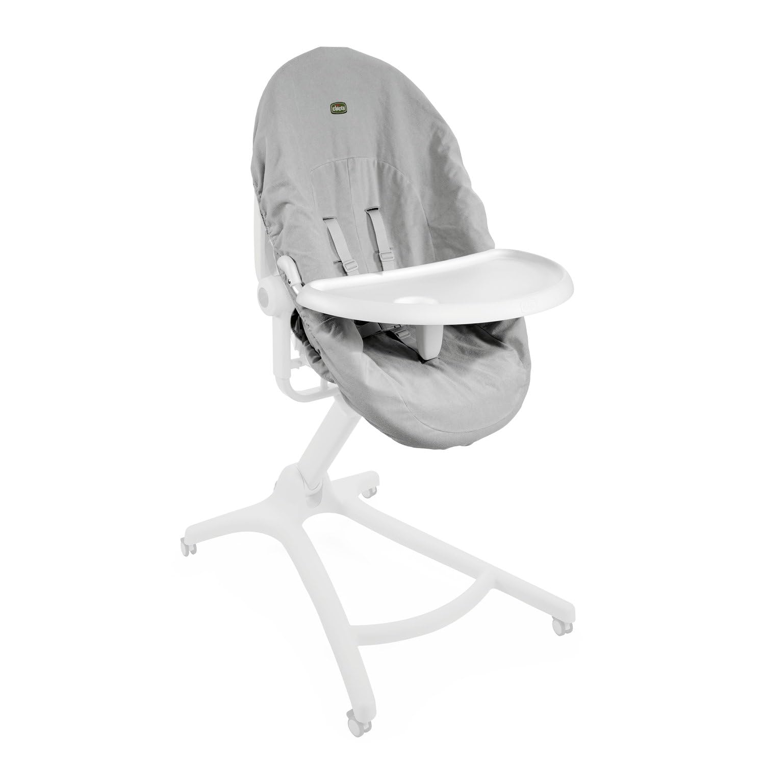 Chicco Baby Hug 4 in 1 Meal Kit (High Chair Tray + Terry Cloth Cover) - Neutral