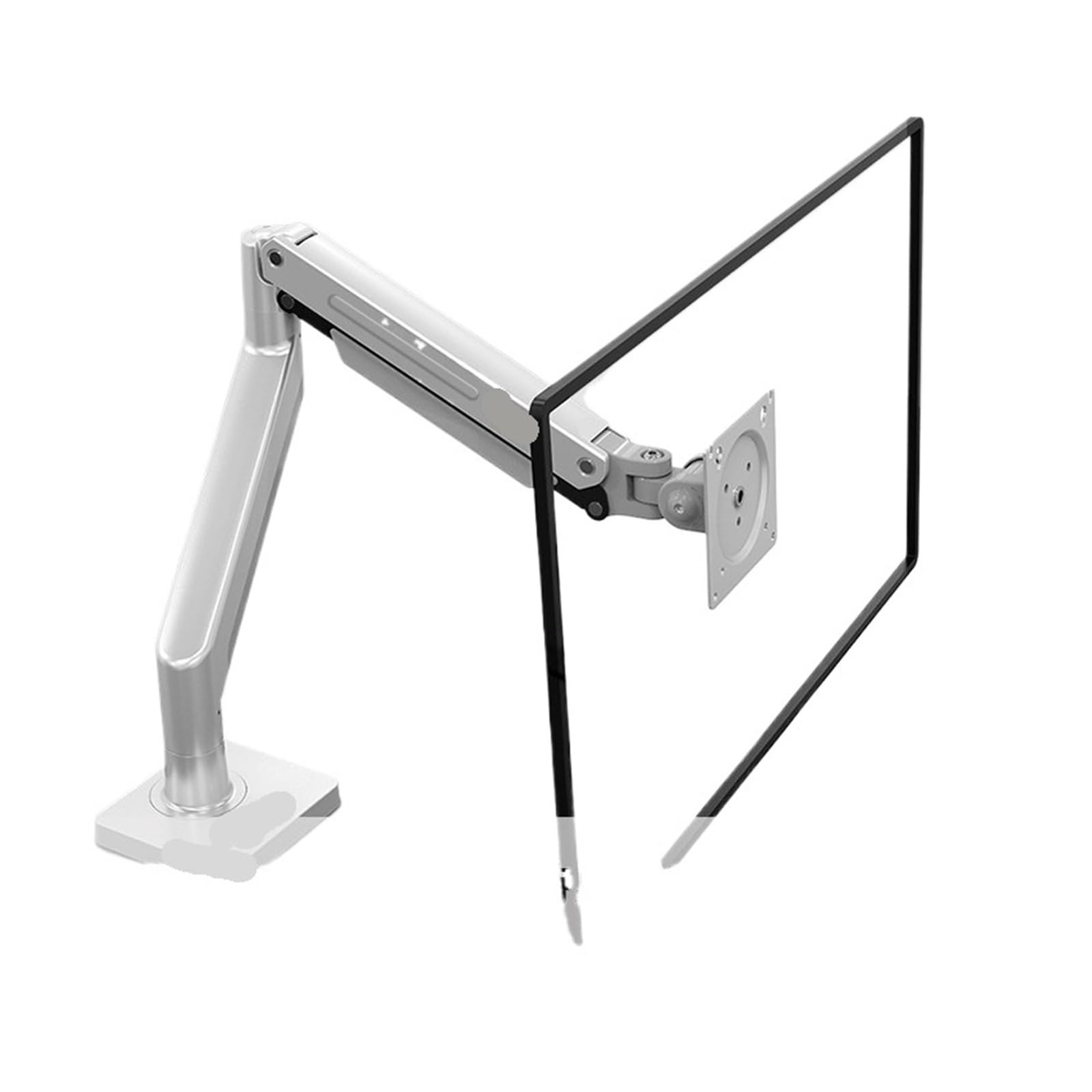 IKPGBZXM Monitor stand robotic arm cantilever lifting and rotating(Ssilvergray)