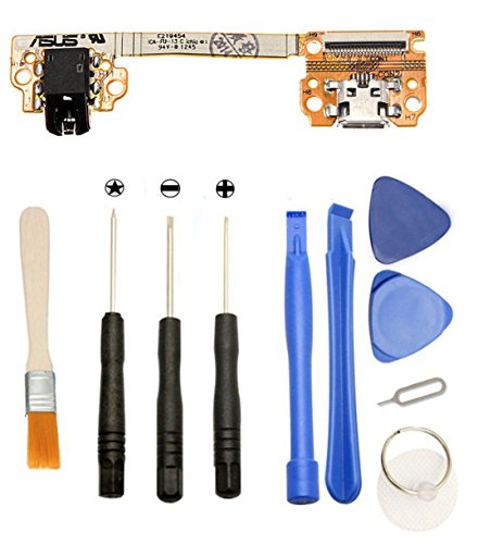 Games&Tech USB Charger Charging Audio Port Connector Flex Cable + Tools for Asus Google Nexus 7 ME370T