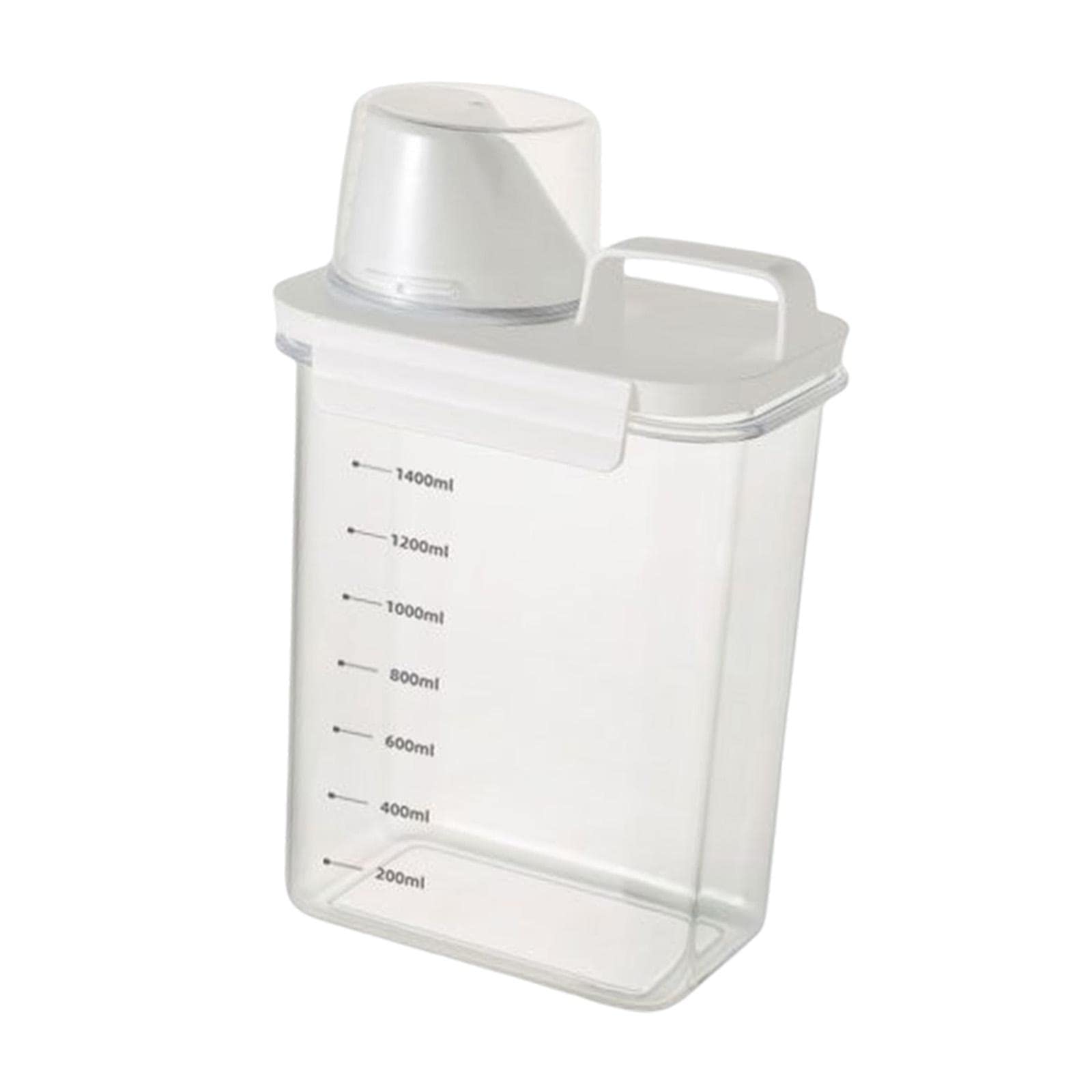 MYADDICTION Laundry Powder Containers Clear Liquid Laundry Detergent Dispenser for Toilet 1800ML-picture-22