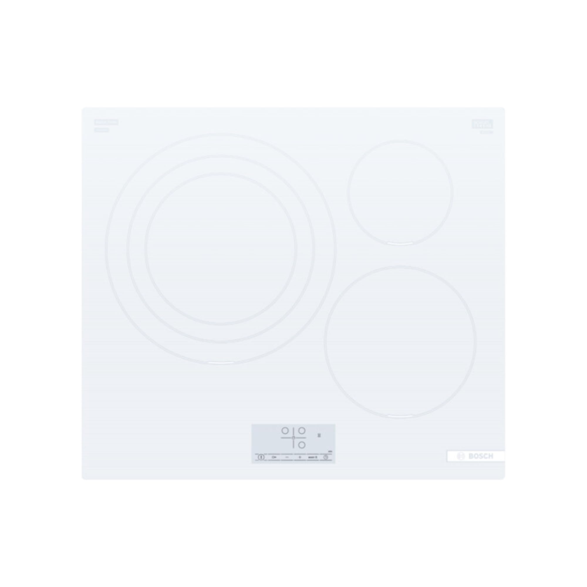 Bosch Induction hob, 60 cm, Series 4, Sprint function, White, PID612BB1E