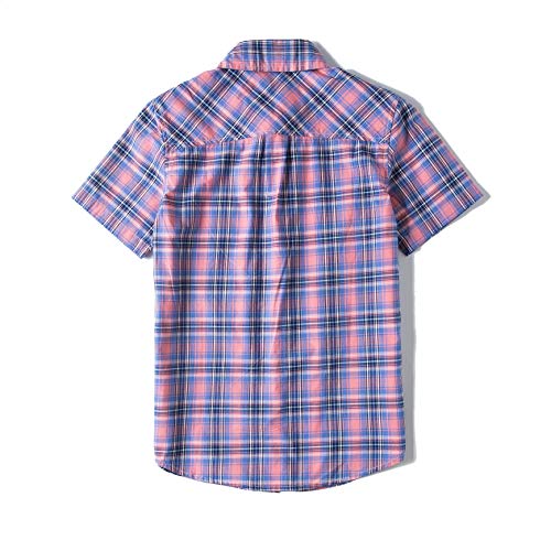 Image of Tronjori Boys' Short Sleeve Button Down Woven Shirt