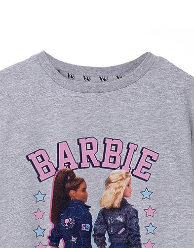 Barbie Girls Short Sleeve T-Shirt | Young Ladies There is Power in Kindness Grey Graphic Tee | Kids Stylish Fashion Top3