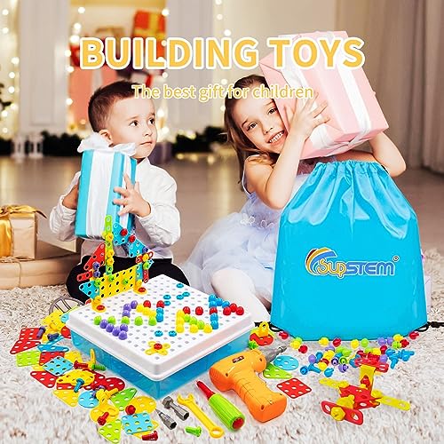 Supstem DRILL TOYS Creative Toys For Kids 4-8, Mosaic Drill Set thumb #6