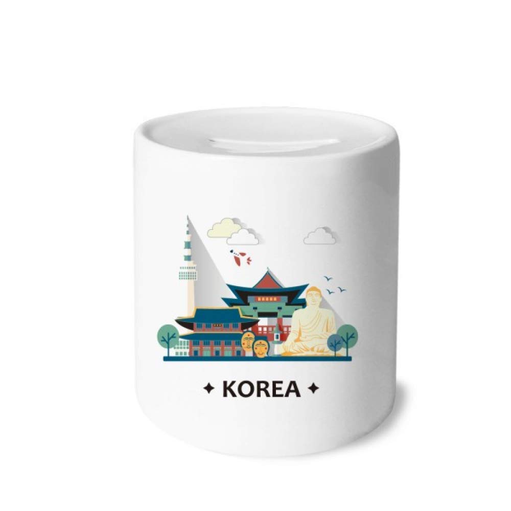Bestchong Tourist Attractions in Seoul Korea Money Box Cerac Coin Case Piggy Bank