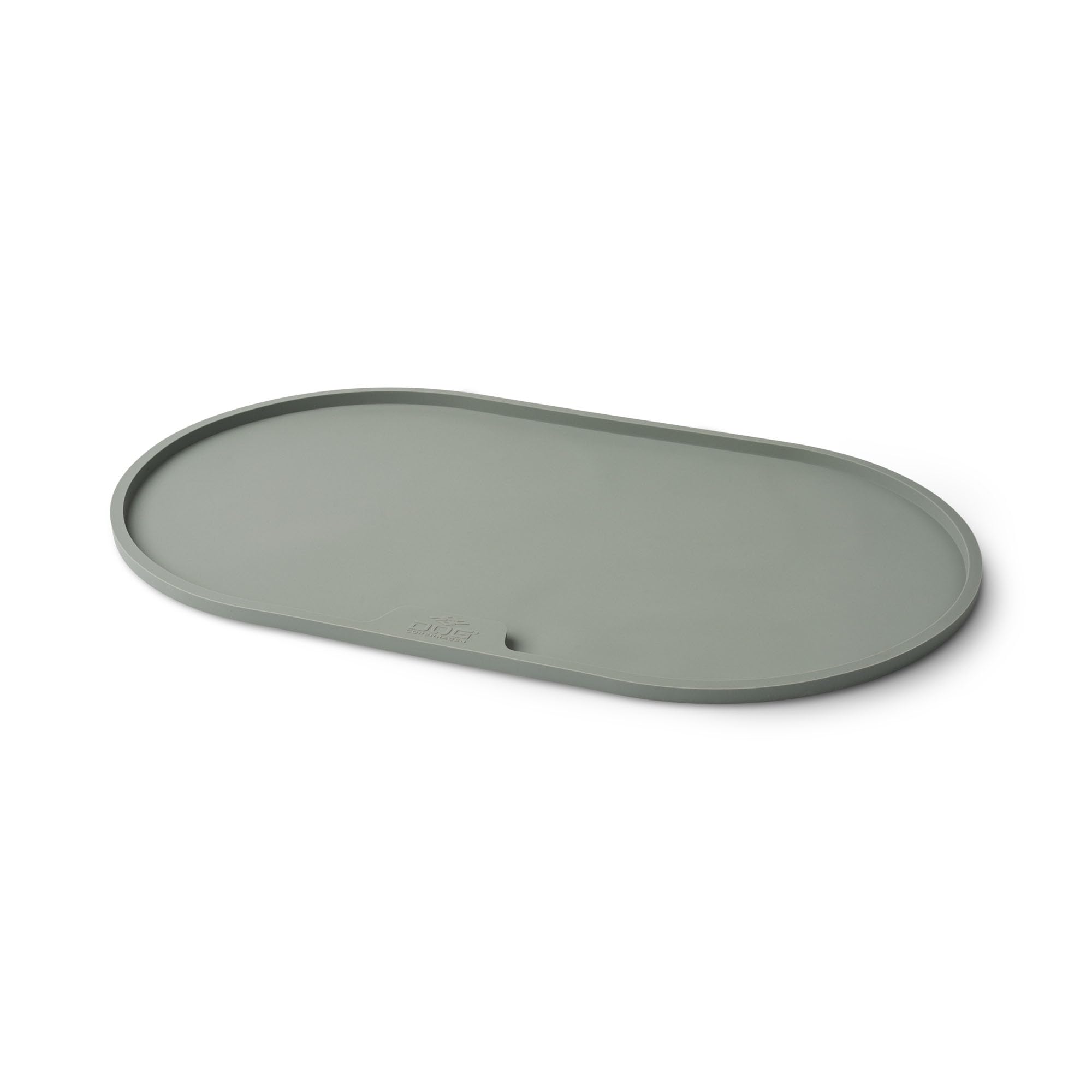 DOG Copenhagen Libra Placemat - Non-Slip Waterproof Feeding Mat for Dogs - Dog Bowl Mat - Easy Clean - Raised Edges, Cool Grey, S (50x30x1 cm) — image 1