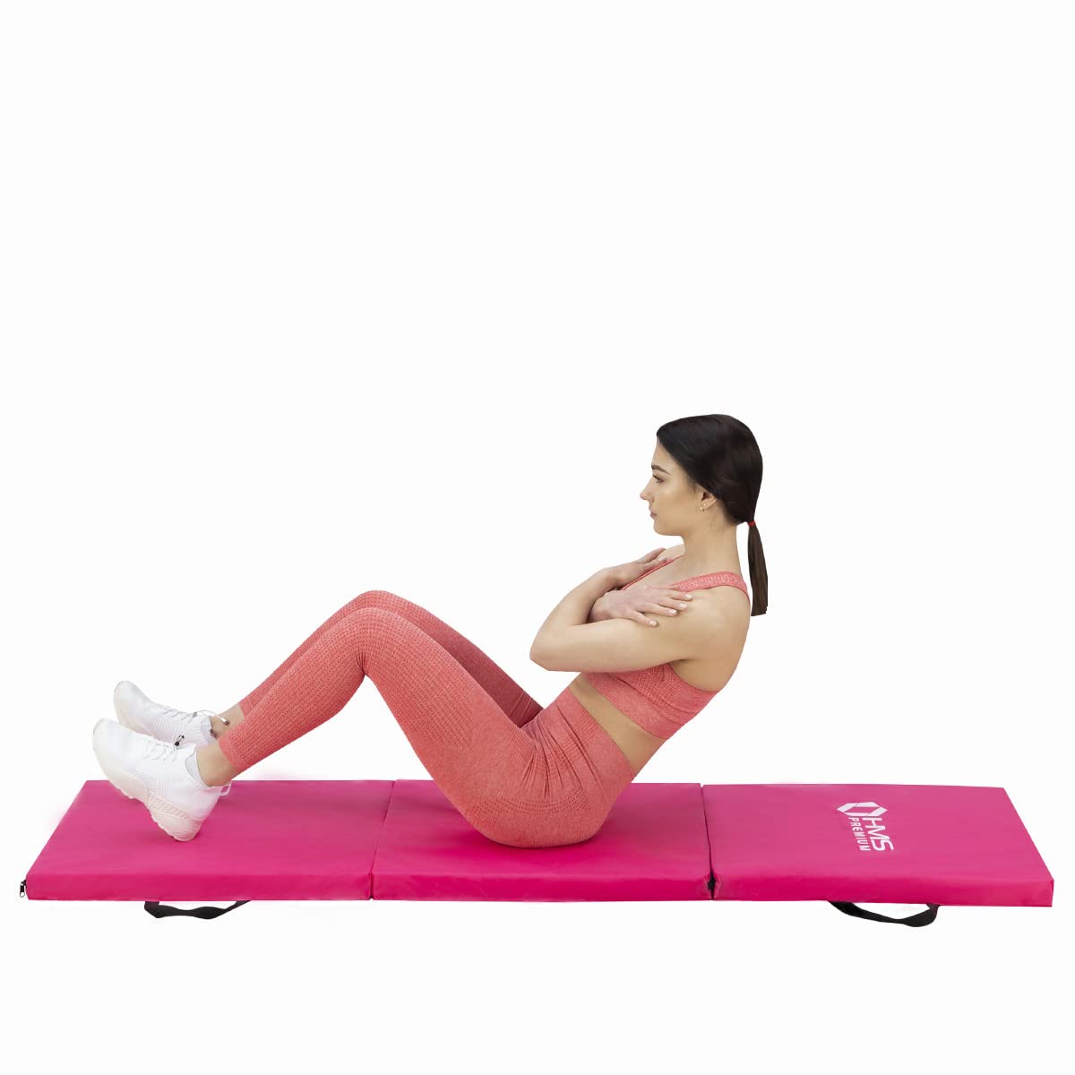 TimeBreak Materassino da ginnastica pieghevole da 180 x 60 x 5 cm HMS