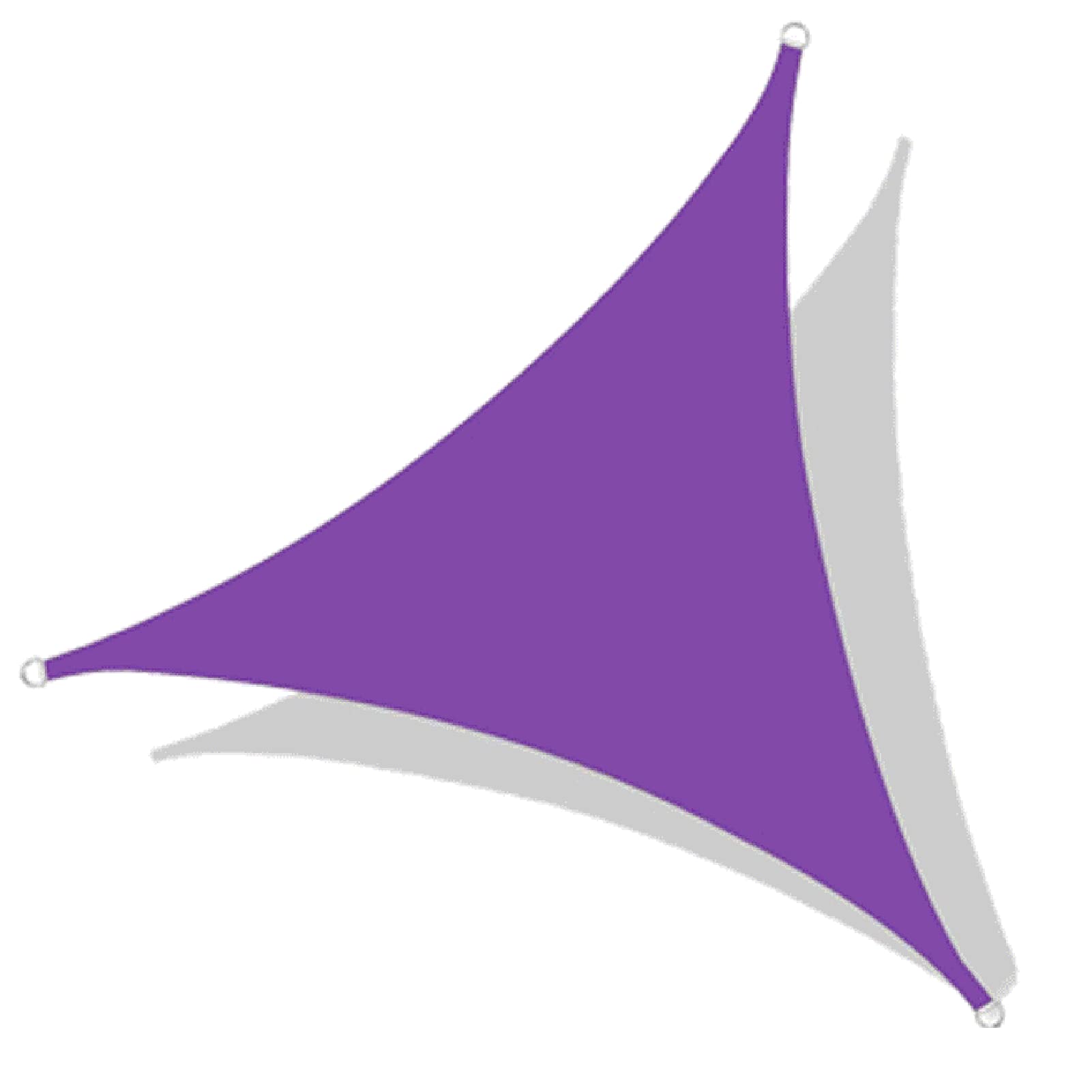 Voile d'ombrage triangulaire imperméable anti-UV pour bloquer la chaleur du balcon