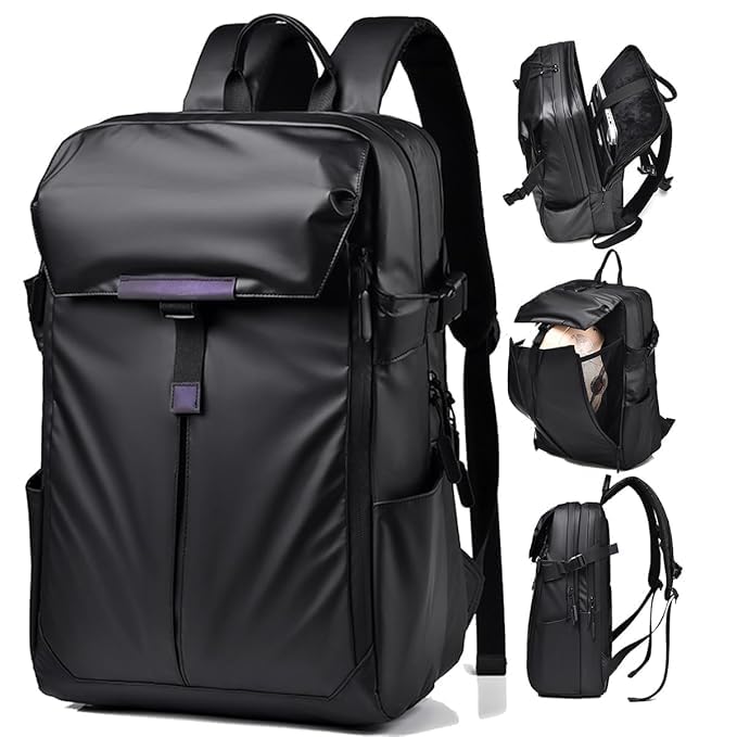 Image of Premium 15.6 inch Laptop Bag | Anti-Theft | Special Waterproof Fabric & Zipper | Side Pocket | For Office, College, 25Ltrs, 2 Compartment, 8 Pockets