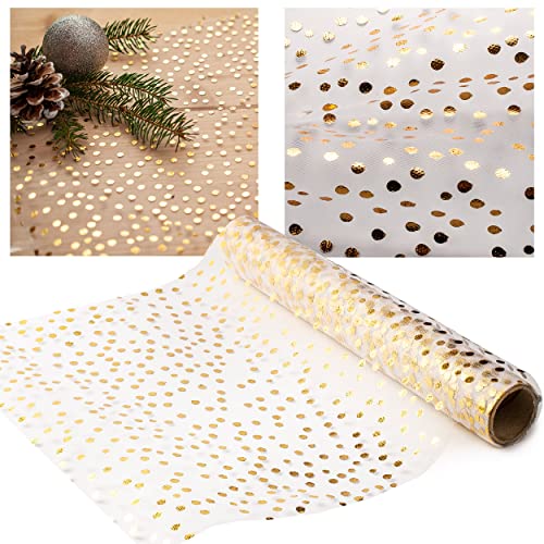 alles-meine.de GmbH Tischläufer/Tischdecke - Glitzer & Gold - 1 Rolle...