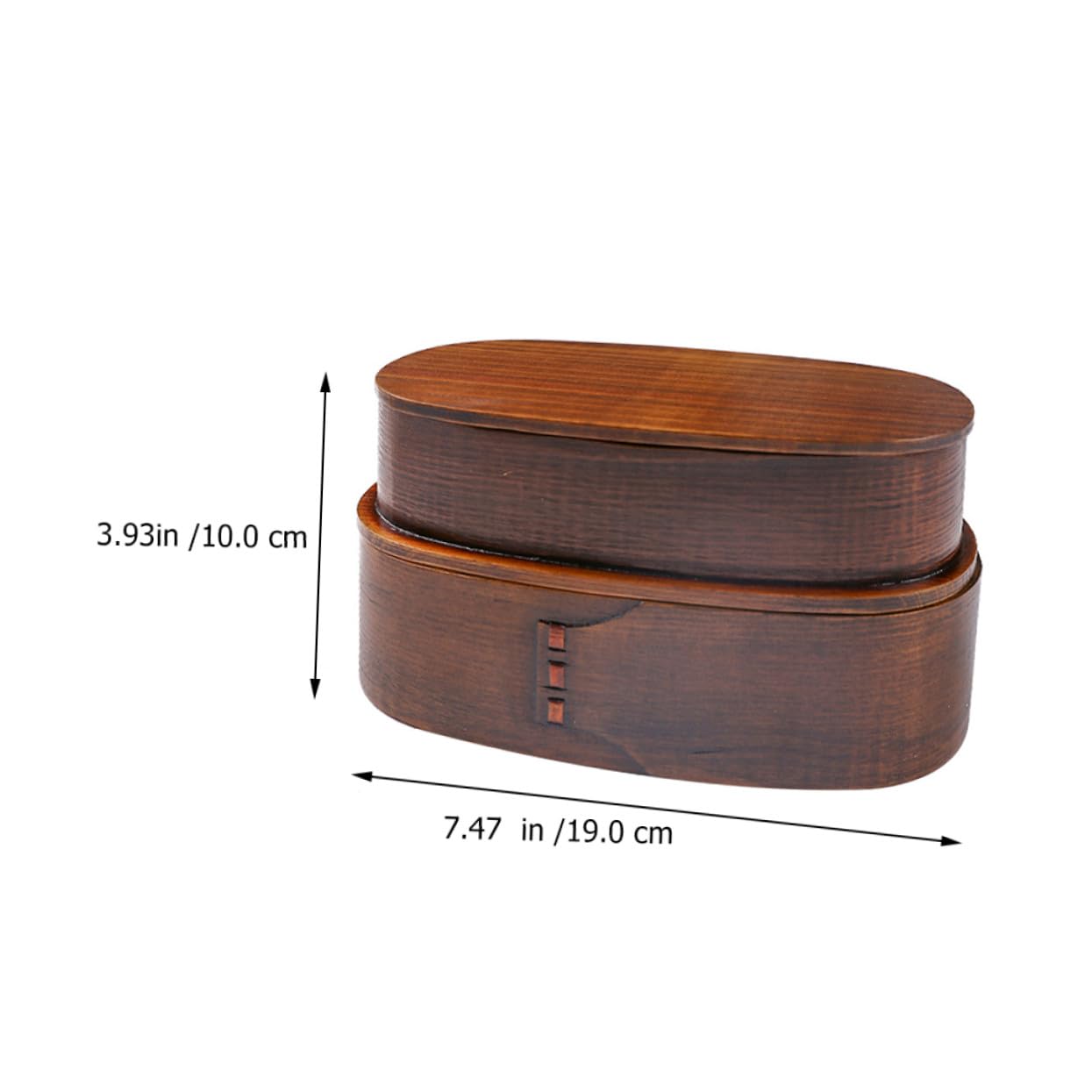 VOSAREA Boîte Bento Japonaise Double Conteneur Repas Portable pour Étudiants et Bureau Boîte Lunch et Pratique pour Randonnée et Pique