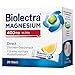 Produktbild Biolectra Magnesium 400 mg Direct Sticks Zitrone, 20 Stück: Für eine normale Muskelfunktion bei erhöhtem Bedarf, Magnesium Direkt-Sticks, hochdosiert