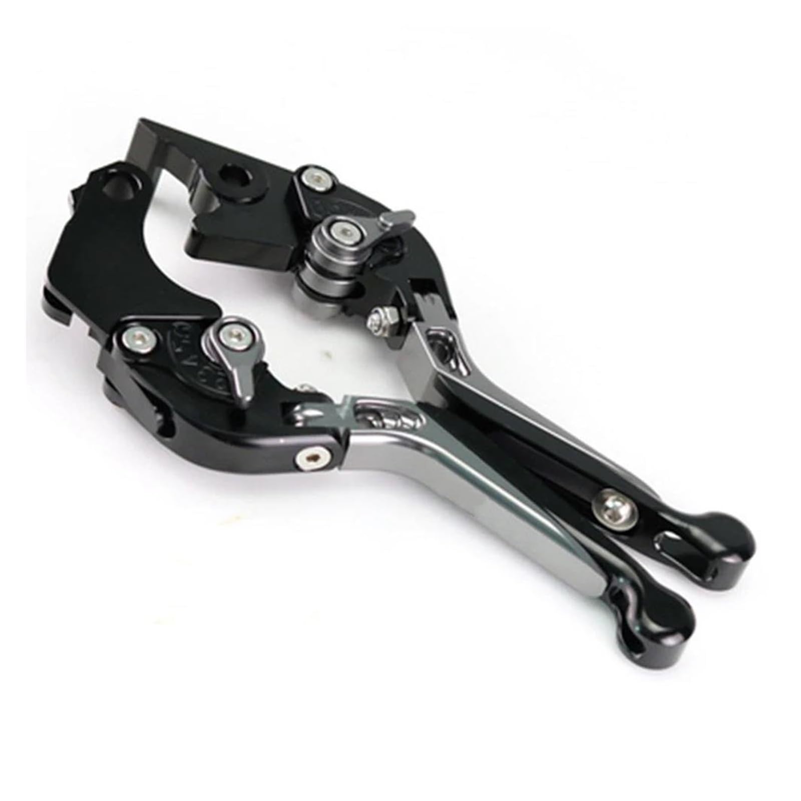 Bremshebel Für HYOSUNG Für Aquila GV125 GV125S GV 125 S GV 125S Motorrad Einstellbare Bremskupplungshebel Griffbremshebel(Gray Black)
