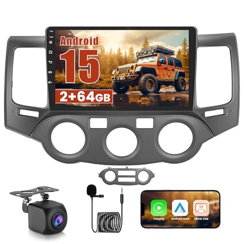 2+64GB Android 15 Car Radio for Kia Optima 2009 2010 - Magentis 2008-2010 Wireless Carplay Android Auto, Realdio 9 Inch Touch Screen with Bluetooth, EQ, GPS, WiFi, FM-RDS, Backup Camera, MIC
