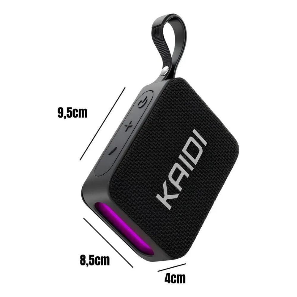 Caixa de Som Bluetooth Kaidi KNC-826 Portátil Sem Fio Graves