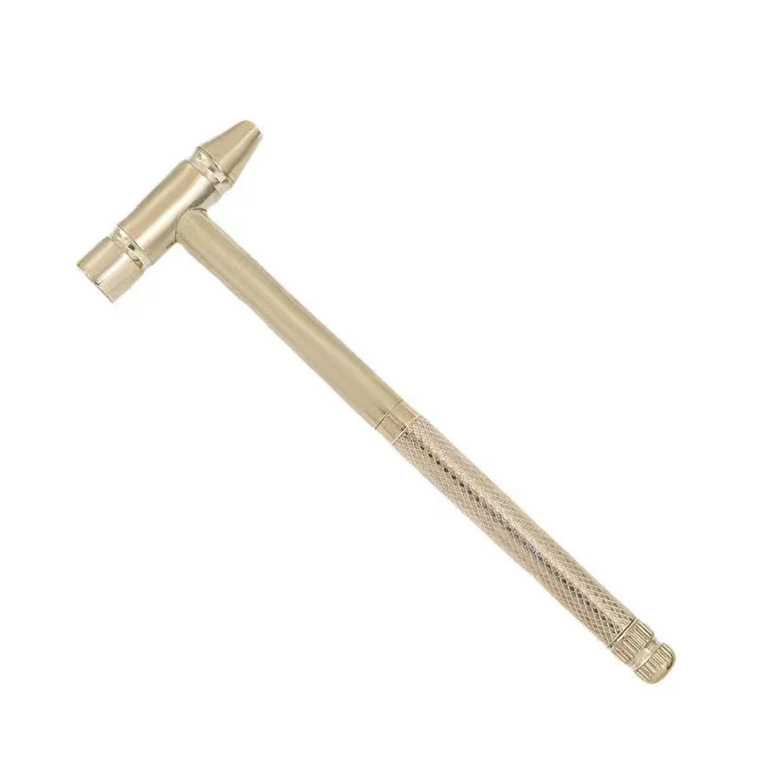 Copper Hammer Rubber Head Hammer 6 in 1 Multifunctional Porcelain Hammer Built-in Small Screwdriver Indoor Outdoor Tool