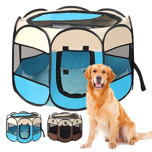 Tienda Plegable para Animales PequeñOs 73 X 73 X 43 Cm-Recintos para Animales de Interior Y Exterior-Recinto Para Gatos,Corral para Cachorros, Adecuado para Perros, Gatos, Conejos Animales PequeñOs.