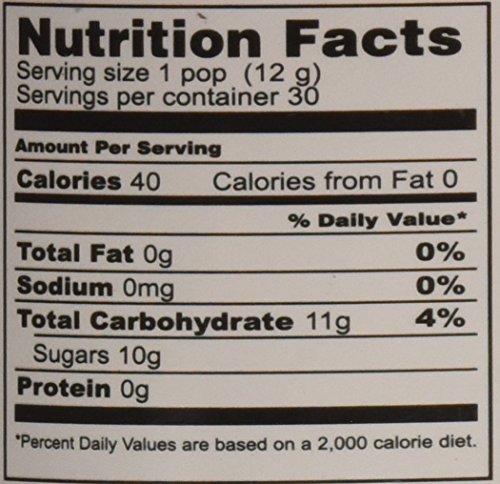 Colorsplash Lollipops Jar, 30 Pops, 12.69 Oz, Orange #TOP3