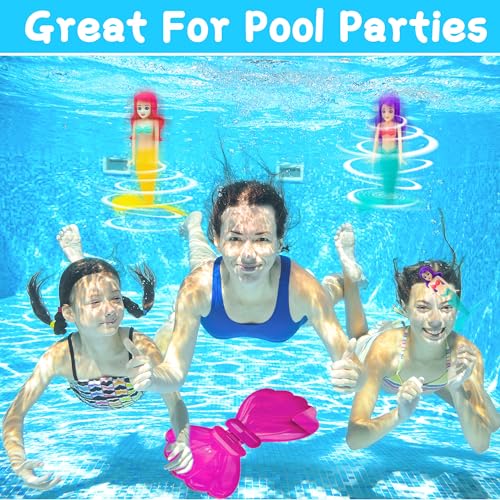 Miniatura 5 de Dongtata Juguete De Buceo Sirena Para Piscina, Juguetes Piscina Niños, Juguete Submarino Que Se Hunde Y Flota, Juego De Buceo Infantil, Juguete De Natación Piscina, Accesorios Piscina Verano