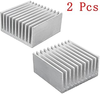 Aluminum Chipset Heatsink Radiator Heat Sink Cooling Fin Silver for CPU LED Power