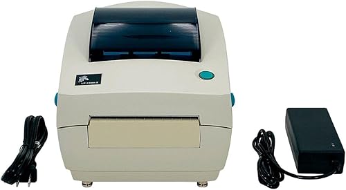 Miniatura 1 de Zebra LP2844-Z - Impresora térmica directa de etiquetas USB Serial Parallel 120810-001, paquete con adaptador de CA