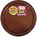 Chocolate Brown Big Party Pack - Dessert Plates (50 count)