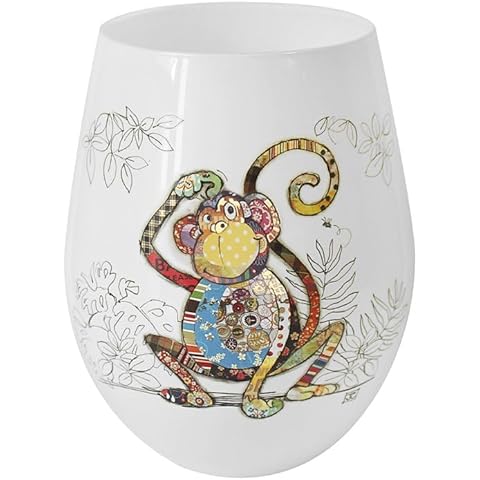 Lesser & Pavey Tasse en céramique sans pied Monty Monkey Dessin Boisson Passe au micro-ondes Cover