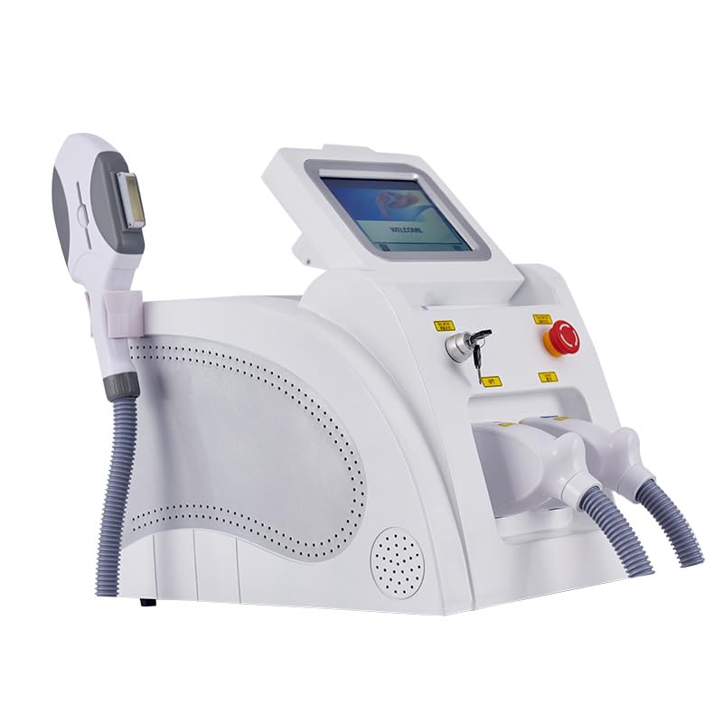 OPT IPL Luz Pulsada + Láser Picosegundos, Dispositivo Belleza 2 en 1 para Reducción de Vello, Mejora de Pecas, Tatuajes y Marcas Cutáneas