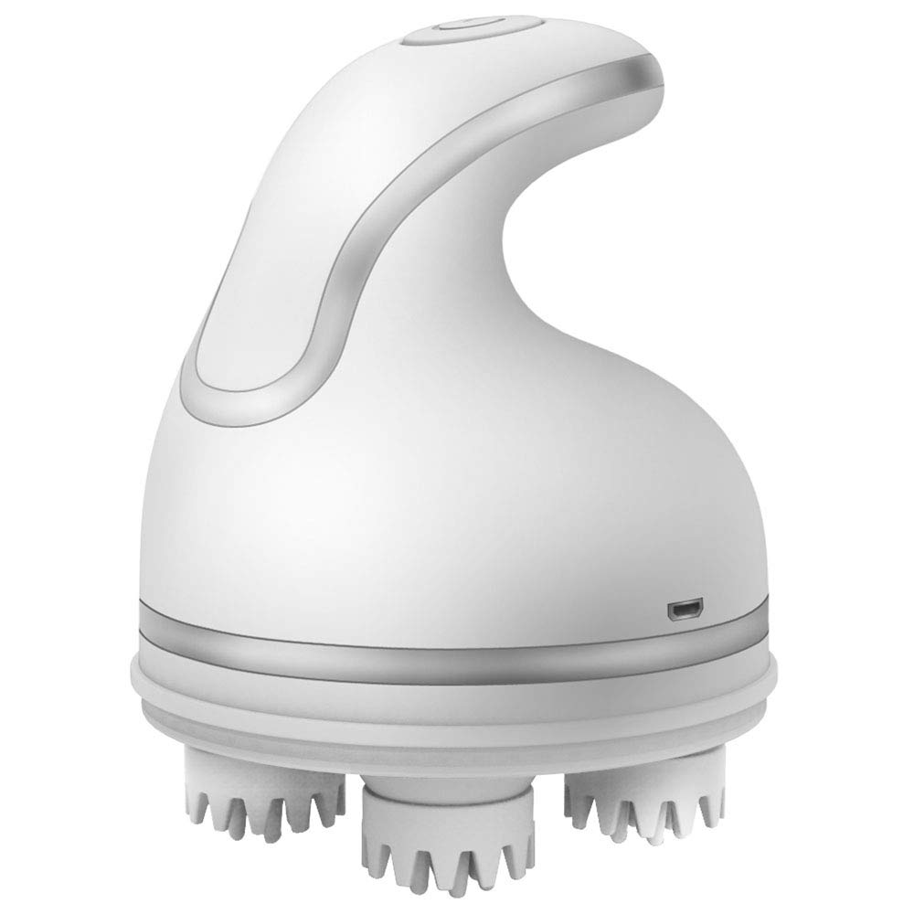 Handheld Electric Cervical Scalp Massager, Deep Tissue Shiatsu Massage, Rechargeable Portable, Plastic Material, Scalp Massager Electric?A,B? (Color : A)