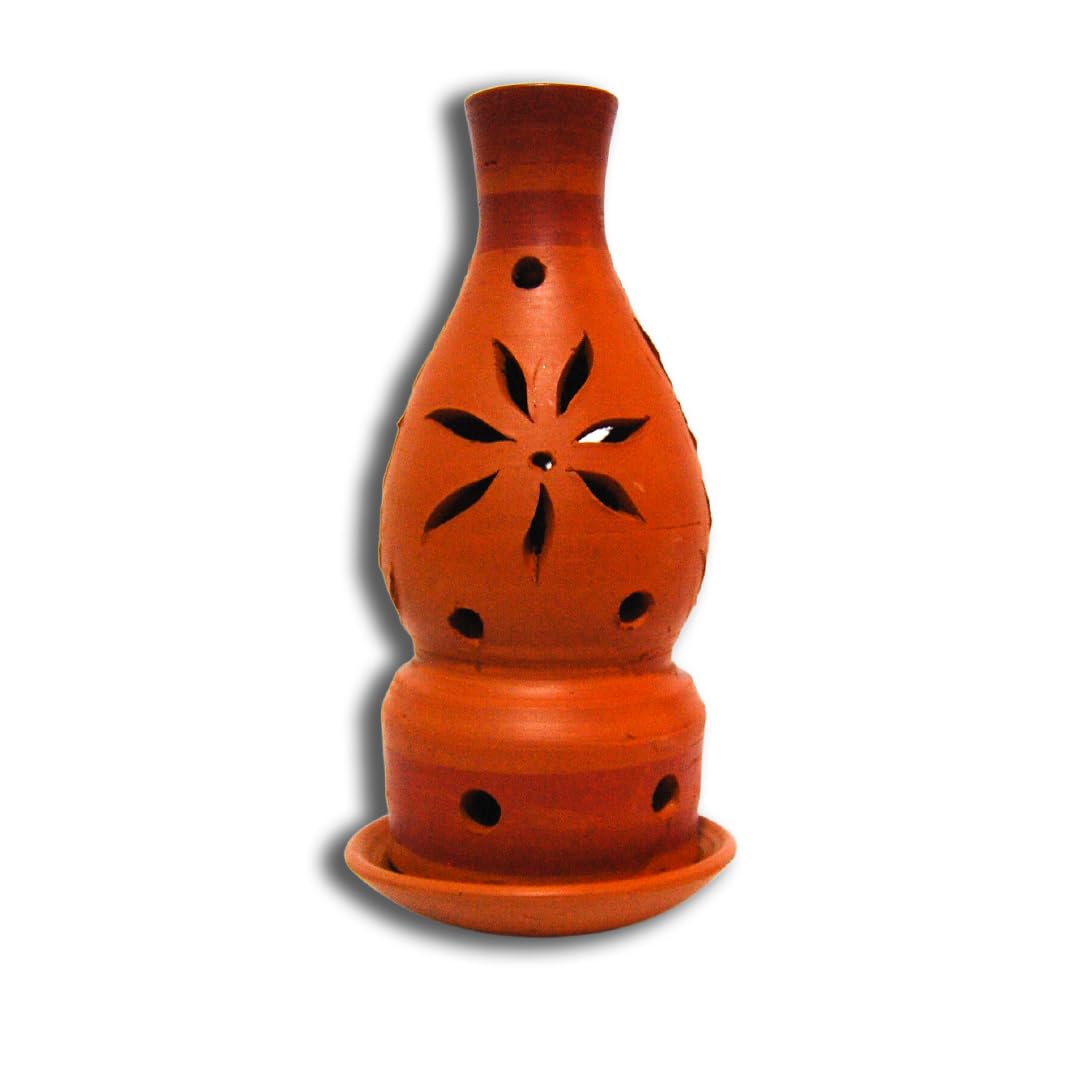 100% Handmade Clay Candle Holder Lantern Home/Hotel/Restaurant Table Decor Housewarming Gift, Night Bedroom Wedding Party Decorative Item