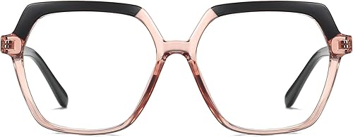 CHAUOO Gafas de luz azul de gran tamaño para mujeres y hombres, antifatiga ocular, gafas de computadora para leerjugar