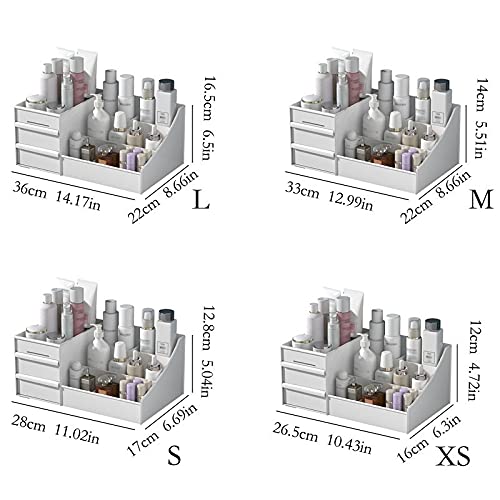 Porta Trucchi Organizer Scatola di stoccaggio cosmetico Prodotti per la cura della pelle Maschera per il viso Profumo Rossetto Rossetto Bagno Desktop Dressing Table Storage rack Contenitori per Cosmet